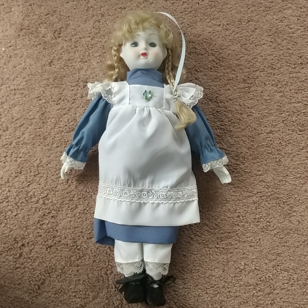 Collectible Doll by Balos Porcelain Bisque